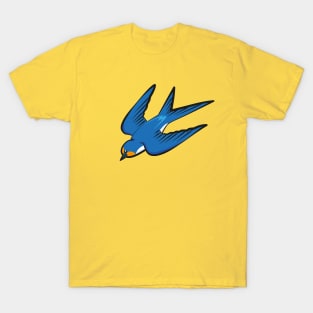 Old School Swallow Tattoo T-Shirt